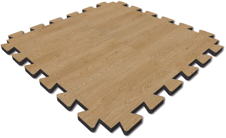 Honey Elegant Oak | Forbo Allura Puzzle 96x96cm adhesive free heavy duty luxury vinyl tiles