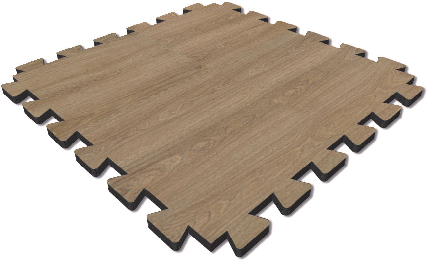 Natural Giant Oak | Forbo Allura Puzzle 96x96cm adhesive free heavy duty luxury vinyl tiles