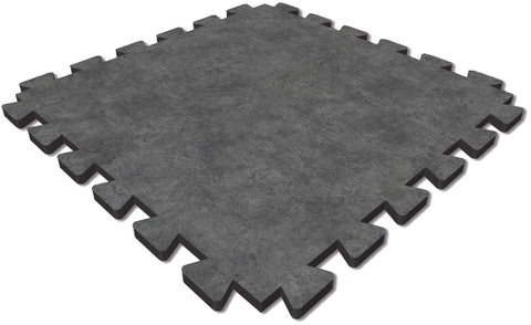 Charcoal Concrete 62418PZ7 | Forbo Allura Puzzle 96x96cm adhesive free heavy duty luxury vinyl tiles