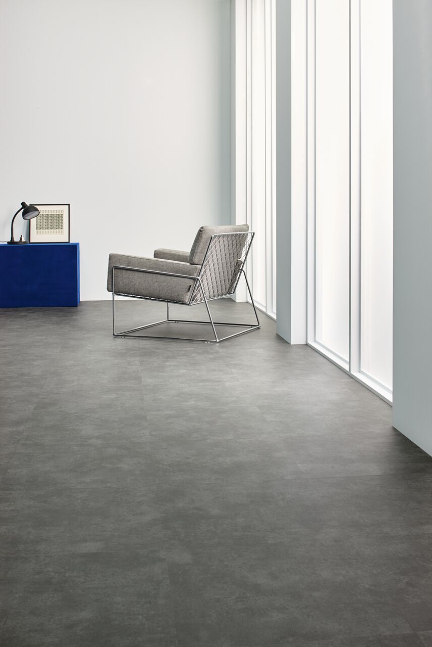 Natural Concrete | Forbo Allura Puzzle 96x96cm adhesive free heavy duty luxury vinyl tiles