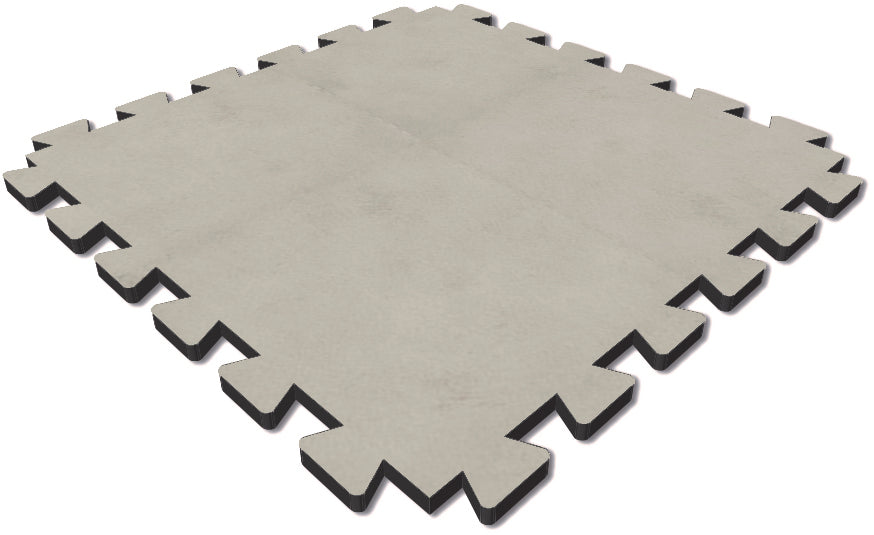 Sand Cement | Forbo Allura Puzzle 96x96cm adhesive free heavy duty luxury vinyl tiles