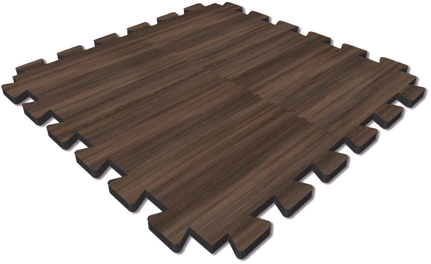 Dark Twine 63655PZ7 | Forbo Allura Puzzle 96x96cm adhesive free heavy duty luxury vinyl tiles