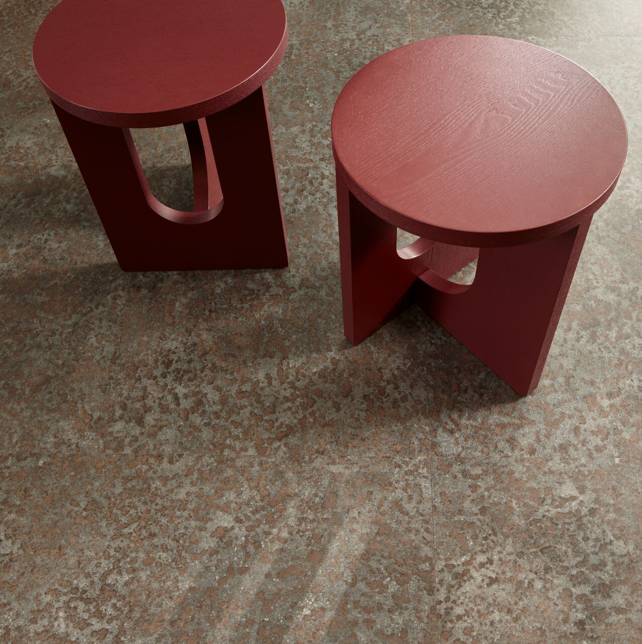 Corroded Strata | Forbo Allura Puzzle 96x96cm adhesive free heavy duty luxury vinyl tiles
