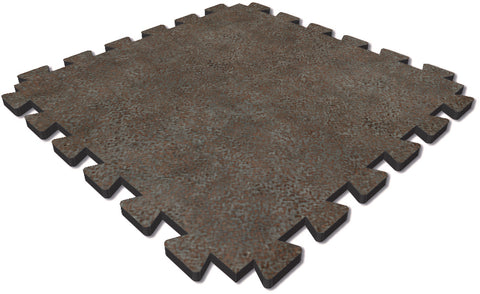 Oxidized Strata 63675PZ7 | Forbo Allura Puzzle 96x96cm adhesive free heavy duty luxury vinyl tiles