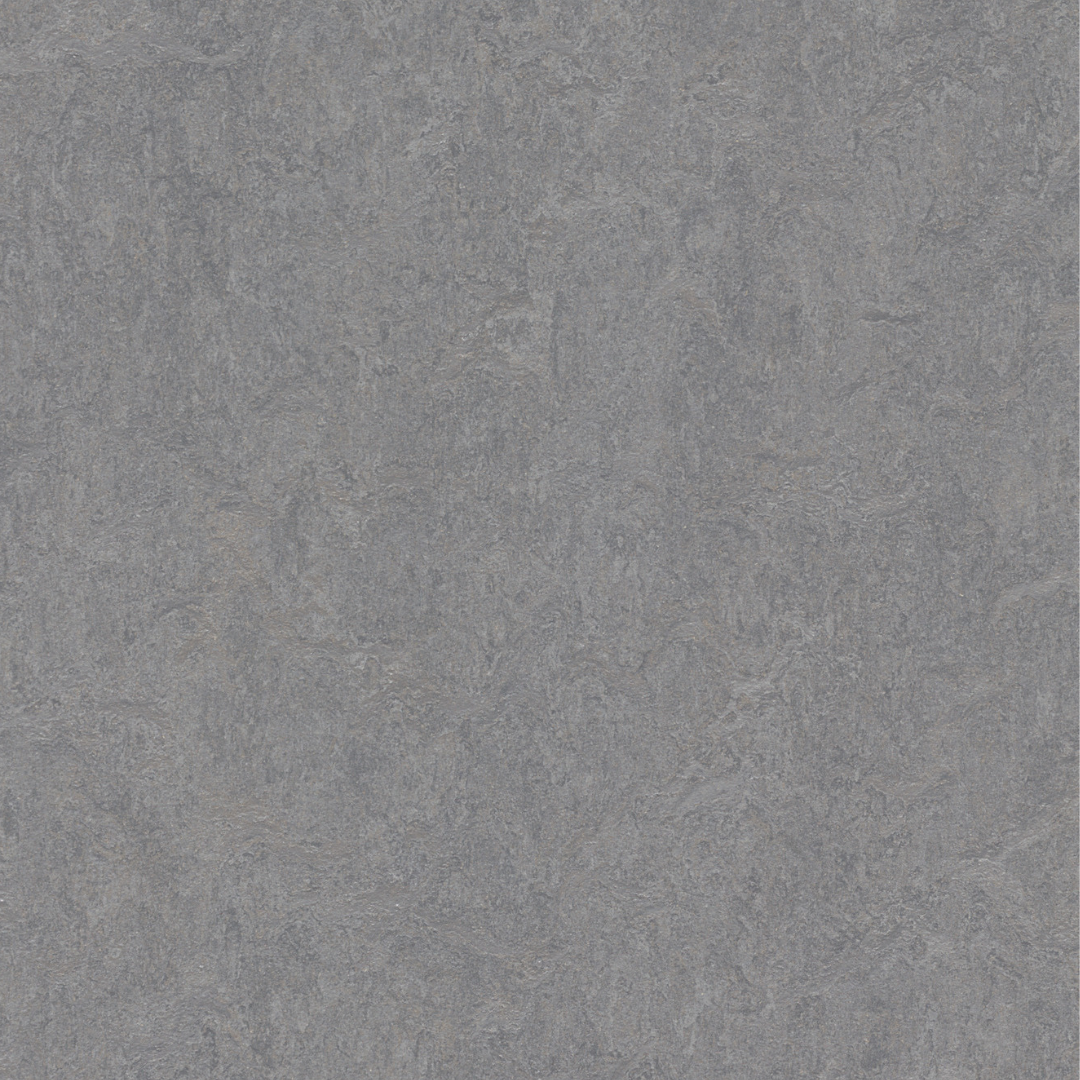 Eternity (Mid-Grey) Marmoleum Click Linoleum Flooring 30 x 30cm | Forbo