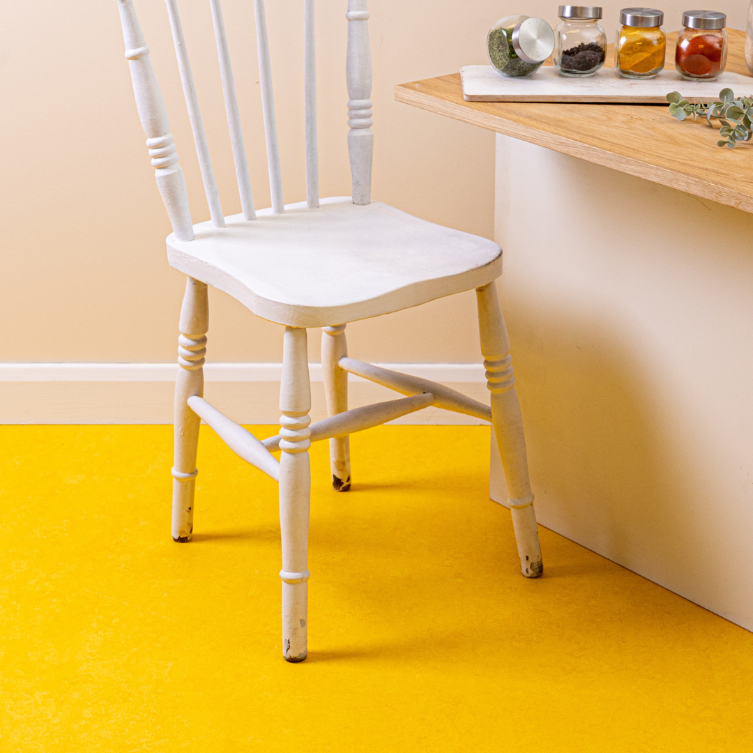 Lemon Zest 30 x 30cm | Forbo Marmoleum Click Linoleum floor